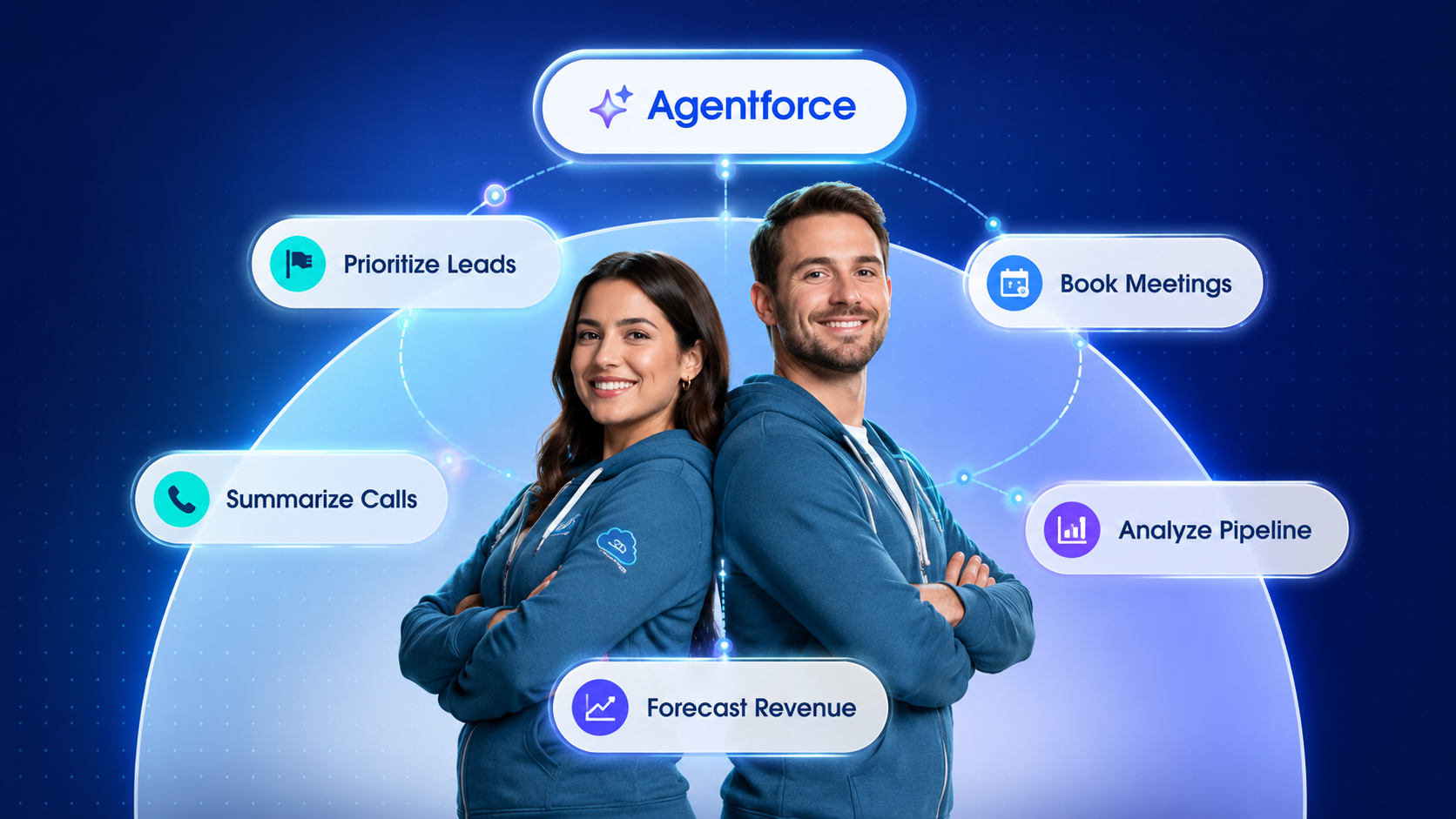 Agentforce Sales AI demo interface