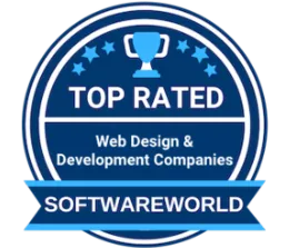 SoftwareWorld top companies recognition badge
