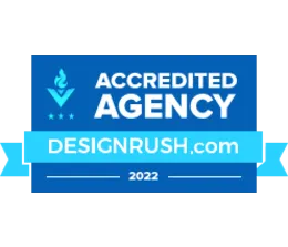 DesignRush recognition badge